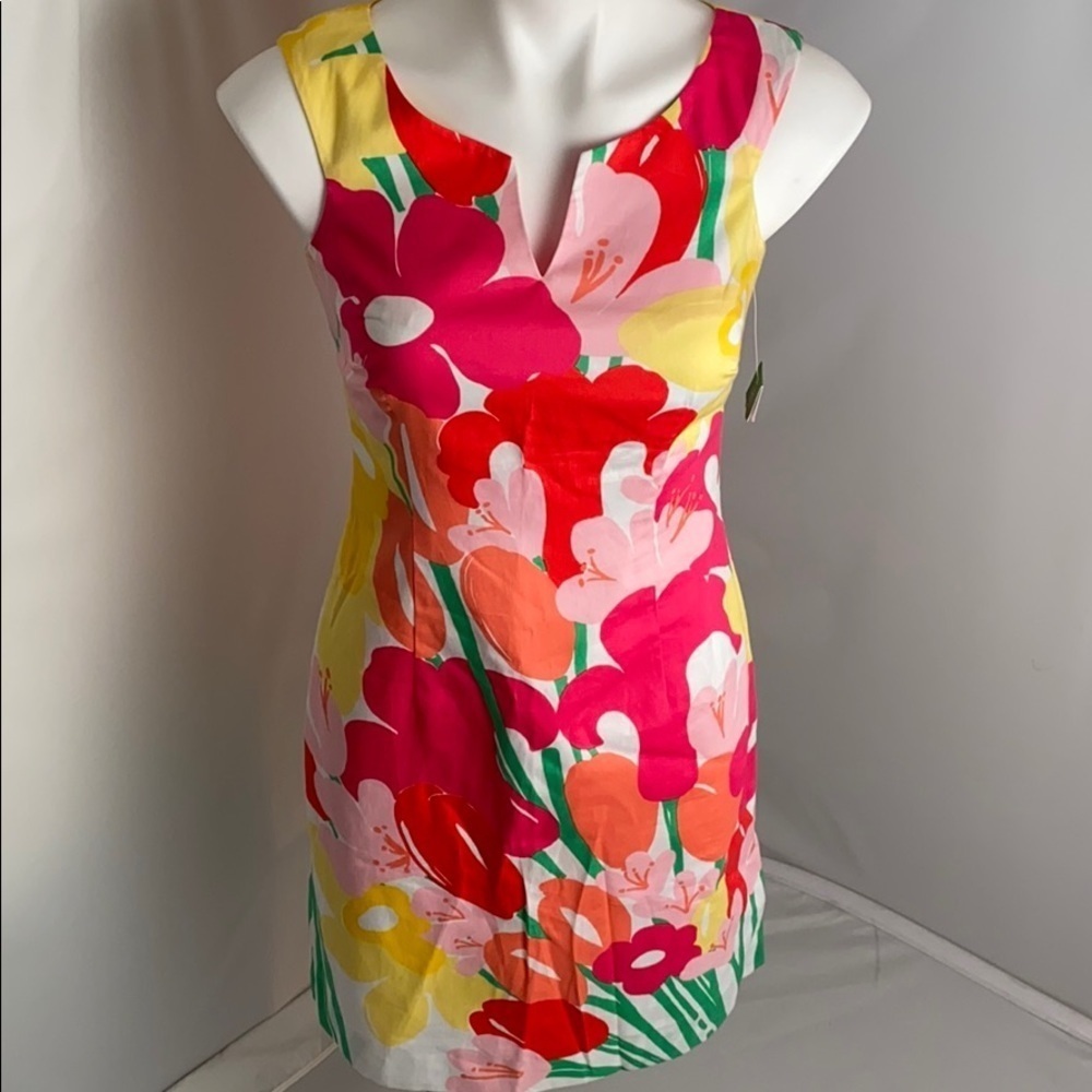 Lilly Pulitzer Taytay multicolor floral shift dress 0